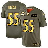 Nike Steelers 55 Devin Bush 2019 Olive Gold Salute To Service Limited Jersey Dyin,baseball caps,new era cap wholesale,wholesale hats